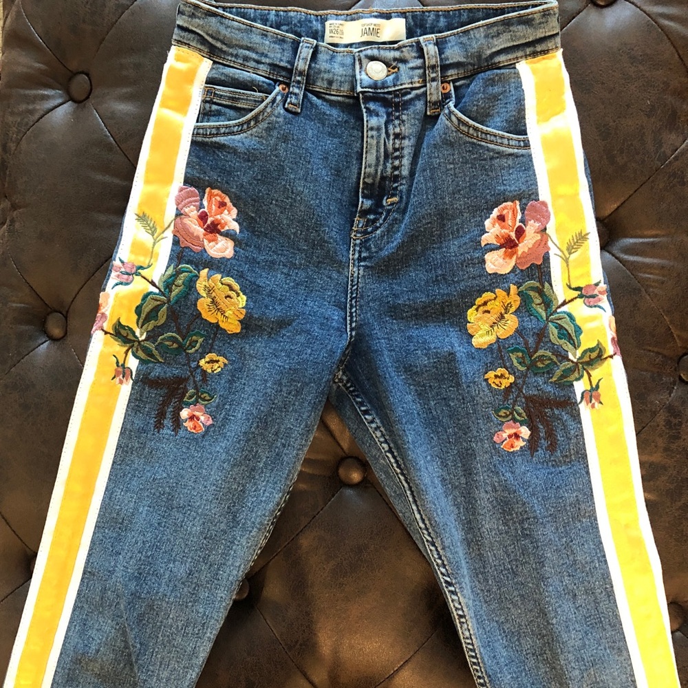 Topshop high waisted skinny jeans NWOT